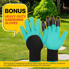 Load image into Gallery viewer, MoNiBloom 80 Gallon Large Compost Bin, BPA Free Outdoor Composting Tumblers for Garden Patio, All-Season Fast Working Rotating Chamber Composters for Garden Patio w/Sliding Door