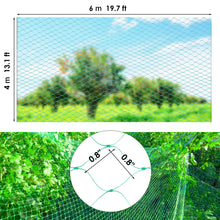 Load image into Gallery viewer, Ruolan Bird Netting for Garden Protect Vegetable Plants and Fruit Trees13X20Ft,Plastic Trellis Netting for Birds, Deer,Squirrels and Other Animals