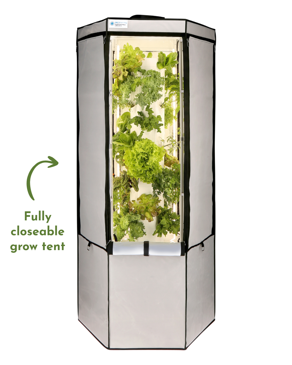 hydroponic system grow tent Indoor Hydroponic Tower Conversion Kit – Leaf'd Box