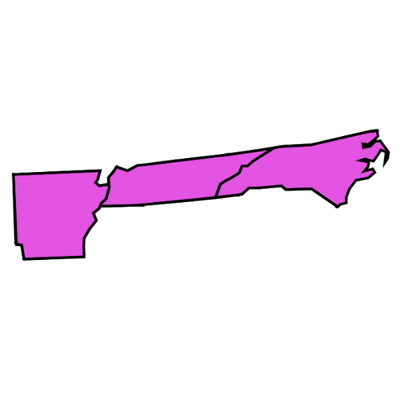 Map highlighting growing Region 5