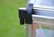 Load image into Gallery viewer, Palram HG5508PH Hybrid Hobby Greenhouse w/Plant Hangers, 6' x 8' x 7', Silver