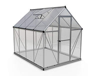 Palram HG5508 Hybrid Hobby Greenhouse, 6' x 8' x 7', Silver