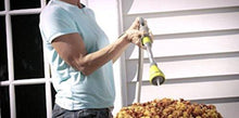 Load image into Gallery viewer, The Relaxed Gardener Watering Wand - 15" Garden Hose Nozzle Sprayer 8 Adjustable Spray Patterns and Thumb Control Shut Off Valve