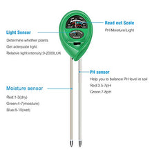 Load image into Gallery viewer, Atree Soil pH Meter, 3-in-1 Soil Tester Kits with Moisture,Light and PH Test for Garden, Farm, Lawn, Indoor & Outdoor (No Battery Needed)
