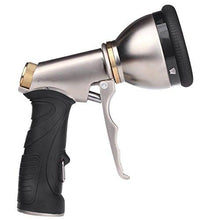 Load image into Gallery viewer, SprayTec Garden Hose Nozzle Sprayer – Heavy Duty Metal Spray Gun w/Pistol Grip Trigger. 9 Adjustable Patterns Best for Hand Watering Plants & Lawn, Car Washing, Patio, Dog & More. Leak Free Guarantee