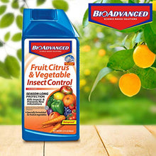 Load image into Gallery viewer, BioAdvanced 701520A Fruit, Citrus & Vegetable Insect Control for Edible Gardening Concentrate, 32-Ounce