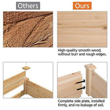 Load image into Gallery viewer, Yaheetech Raised Garden Bed Kit - Wooden Elevated Planter Garden Box for Vegetable/Flower/Herb Outdoor Solid Wood 96.7 x 24.6 x 10.6inches