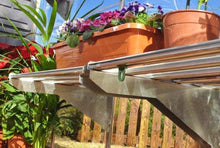 Load image into Gallery viewer, Palram HG5508PH Hybrid Hobby Greenhouse w/Plant Hangers, 6' x 8' x 7', Silver