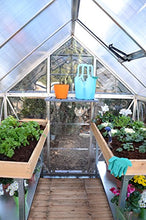 Load image into Gallery viewer, Palram HG5508 Hybrid Hobby Greenhouse, 6' x 8' x 7', Silver