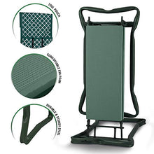 Load image into Gallery viewer, Garden Kneeler And Seat - Protects Your Knees, Clothes From Dirt & Grass Stains - Foldable Stool For Ease Of Storage - EVA Foam Pad - Sturdy and Lightweight - Bench Comes With A Free Tool Pouch!