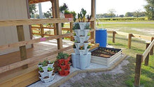 Load image into Gallery viewer, Mr. Stacky Smart Farm - Automatic Self Watering Garden - Grow Fresh Healthy Food Virtually Anywhere Year Round - Soil or Hydroponic Vertical Tower Gardening System (Standard Kit, Stone)