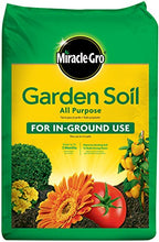 Load image into Gallery viewer, Miracle-Gro Garden Soil All Purpose: 1 cu. ft, for In-Ground Use, Feeds for 3 Months, Amends Vegetable, Flower and Plant Beds