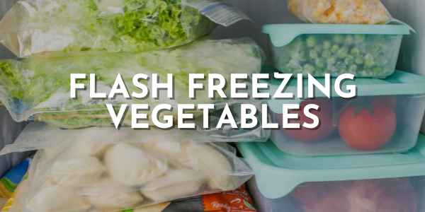 Flash Freezing Vegetables