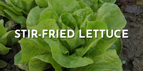 Stir-Fried Lettuce