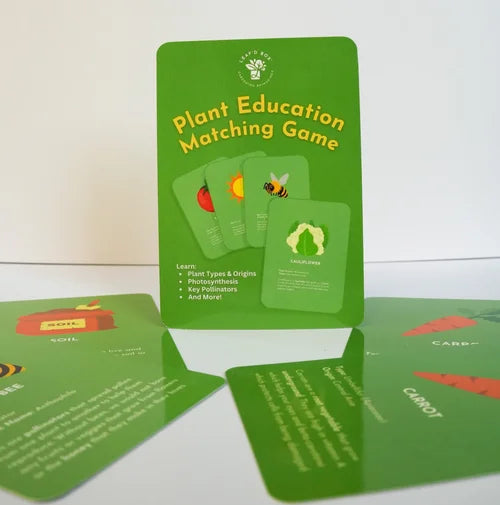 Plant Education Matching and Memory Card Game