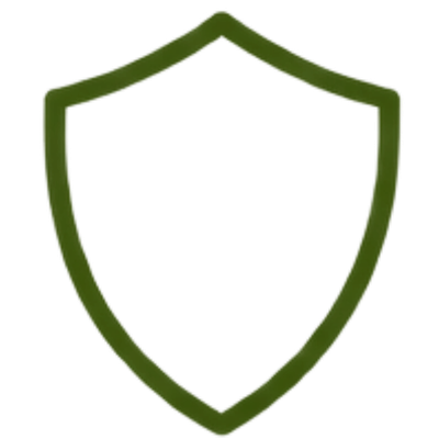 Outline of a shield representing disaster relief.