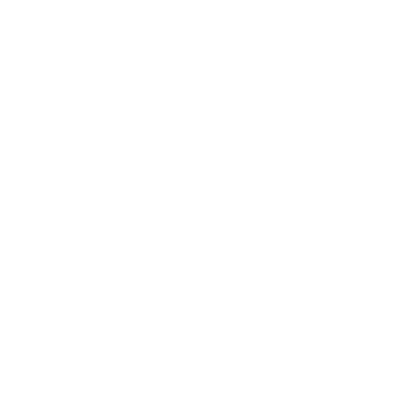 White outline of a young plant with two leaves.