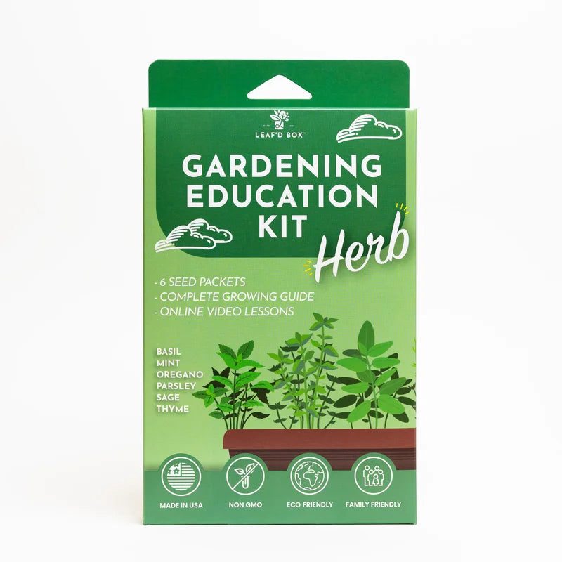 Herb Gardening Education Seed Kit with Science Curriculum