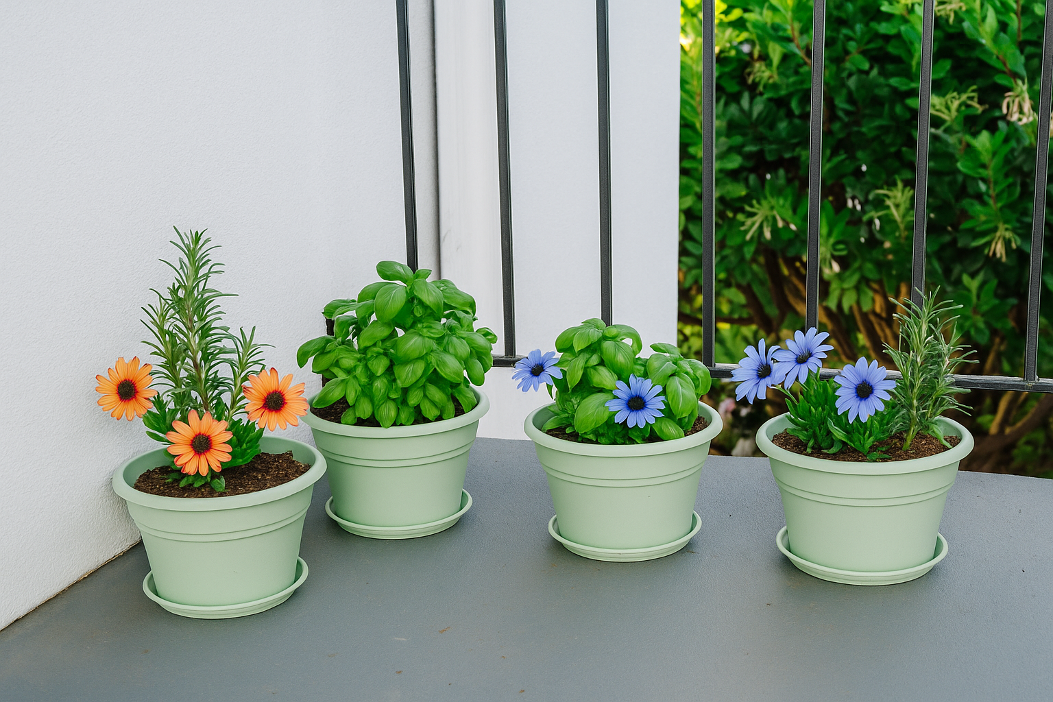 Flower Pot Kit with Plantlings