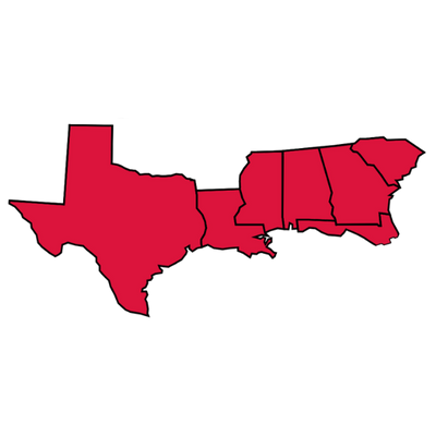 Map highlighting growing Region 3
