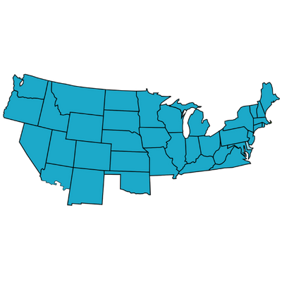 Map highlighting growing Region 4