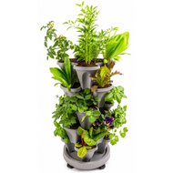 Stackable Planter Garden Kit Grey