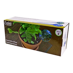 Evelots Plant Watering Globes/Bulbs-Automatic System-Extra Long-14.5 Inch-Set/4
