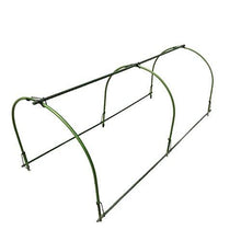 Load image into Gallery viewer, F.O.T 6Pcs(25.6&quot; x 23.6&quot;) Greenhouse Hoops,Plant Support Garden Stakes, Rust-Free Grow Tunnel 4.9ft Long Steel with Plastic Coated Support Hoops Frame for Garden Fabric, Plant Support Garden Stakes
