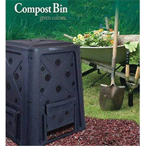 Redmon Since 1883 8000 Compost Bin, Full, Black