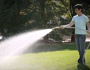 The Relaxed Gardener Watering Wand - 15" Garden Hose Nozzle Sprayer 8 Adjustable Spray Patterns and Thumb Control Shut Off Valve