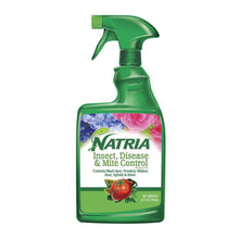 Load image into Gallery viewer, Natria 707100D Insect, Disease &amp; Mite Control Effective Natural Pesticide, 24-Ounce, Ready-to-Use
